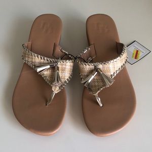 Brand-New Summer Wedge Sandal with Tassel